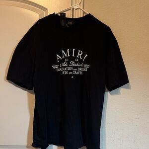 AMIRI Black and White Graphic Tee
